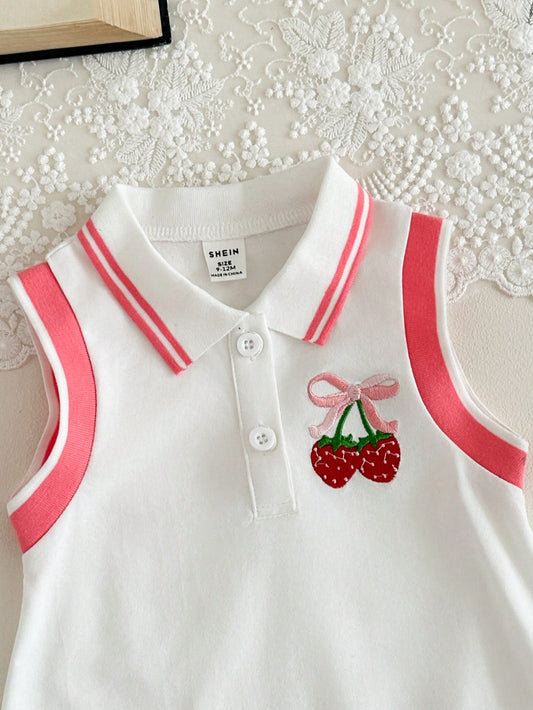 Mummy & Mee, 2pcs/Set Baby Girl Spring&Summer Casual Style
