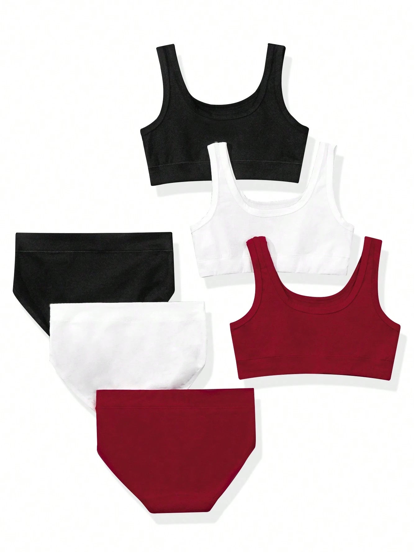 Spaghetti Strap Vest And Triangle Panty Underwear Set