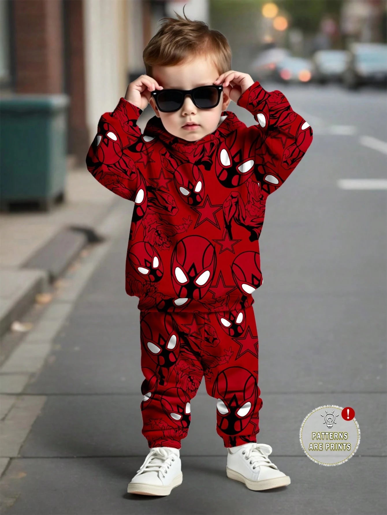Baby Boy Casual Loose Comfortable Soft Knitted Hoodie And Sweatpants Multicolor 5