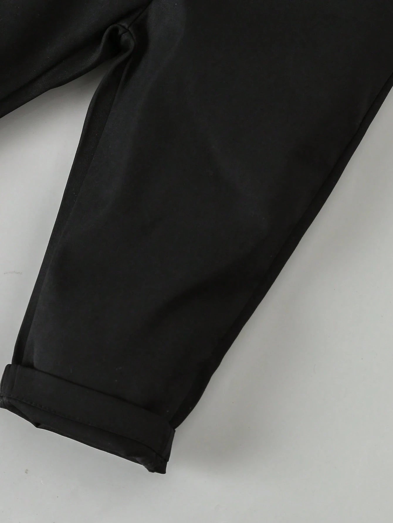 Baby Boy Contrast Collar Bow Front Blazer & Pants & Shirt