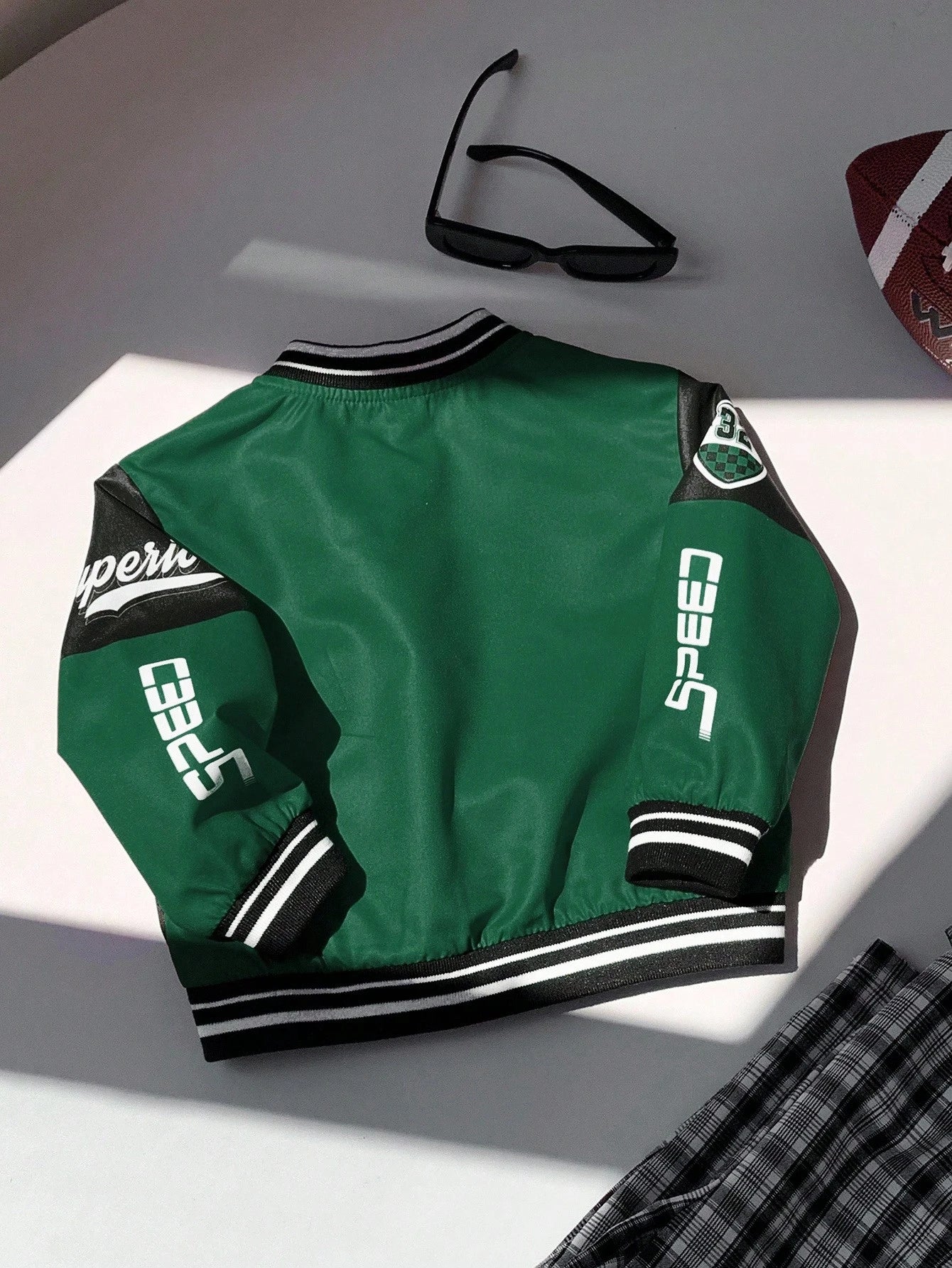 Color Block Casual Sports Streetwear Motorcycle Jacket