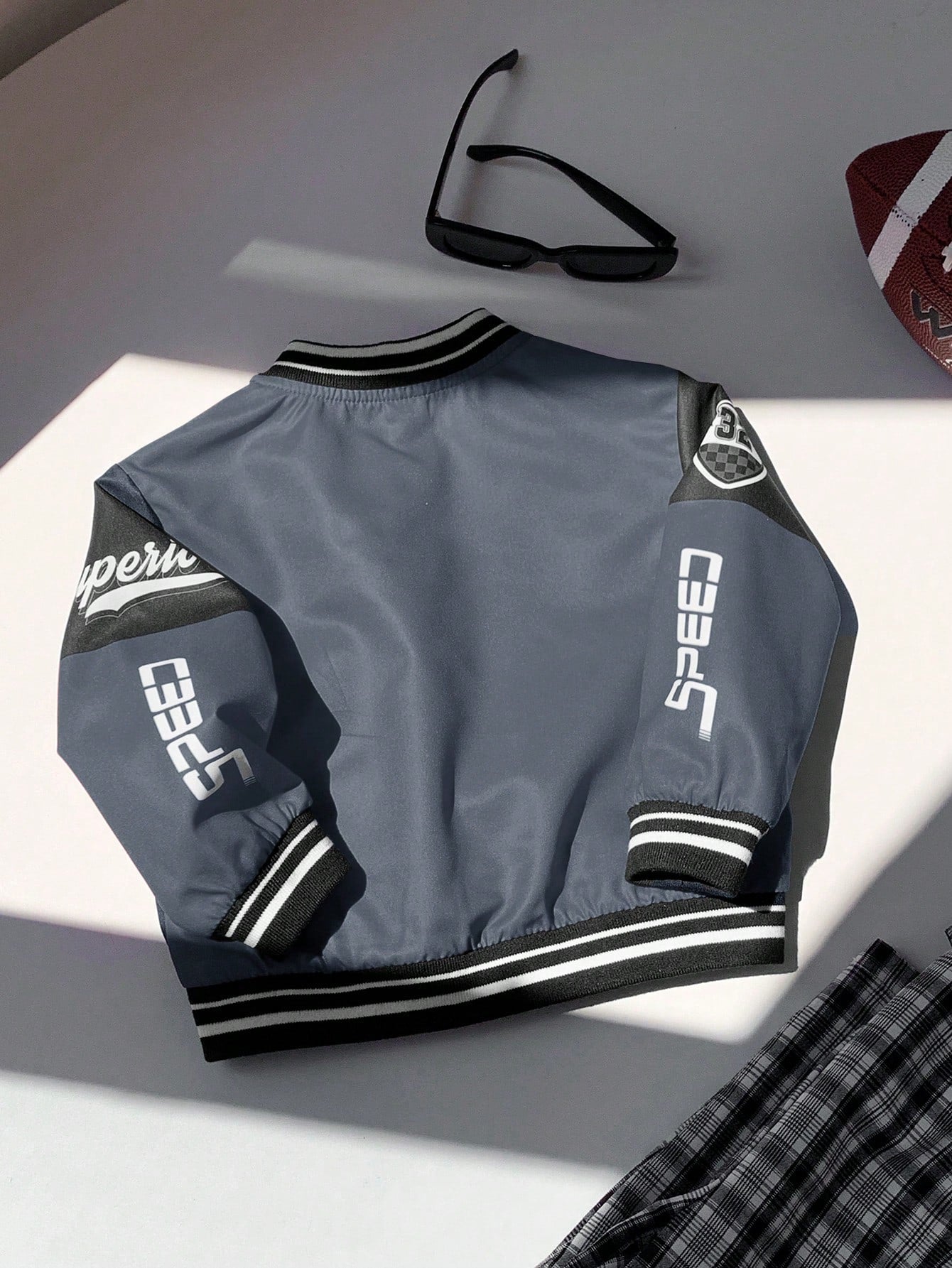 Color Block Casual Sports Streetwear Motorcycle Jacket