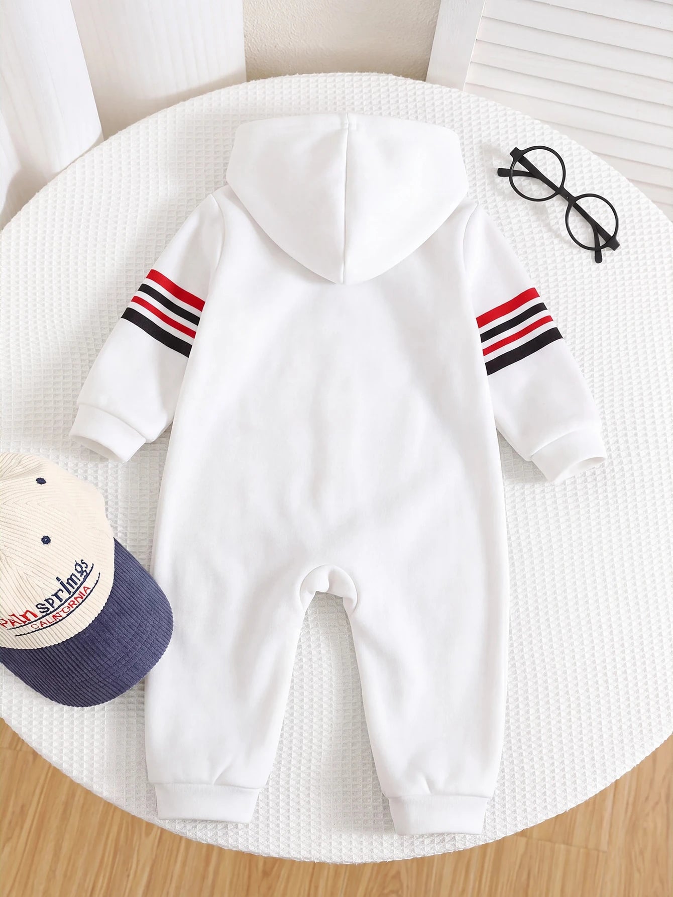 Hooded Long Sleeve Zipper Autumn Winter Jumpsuit