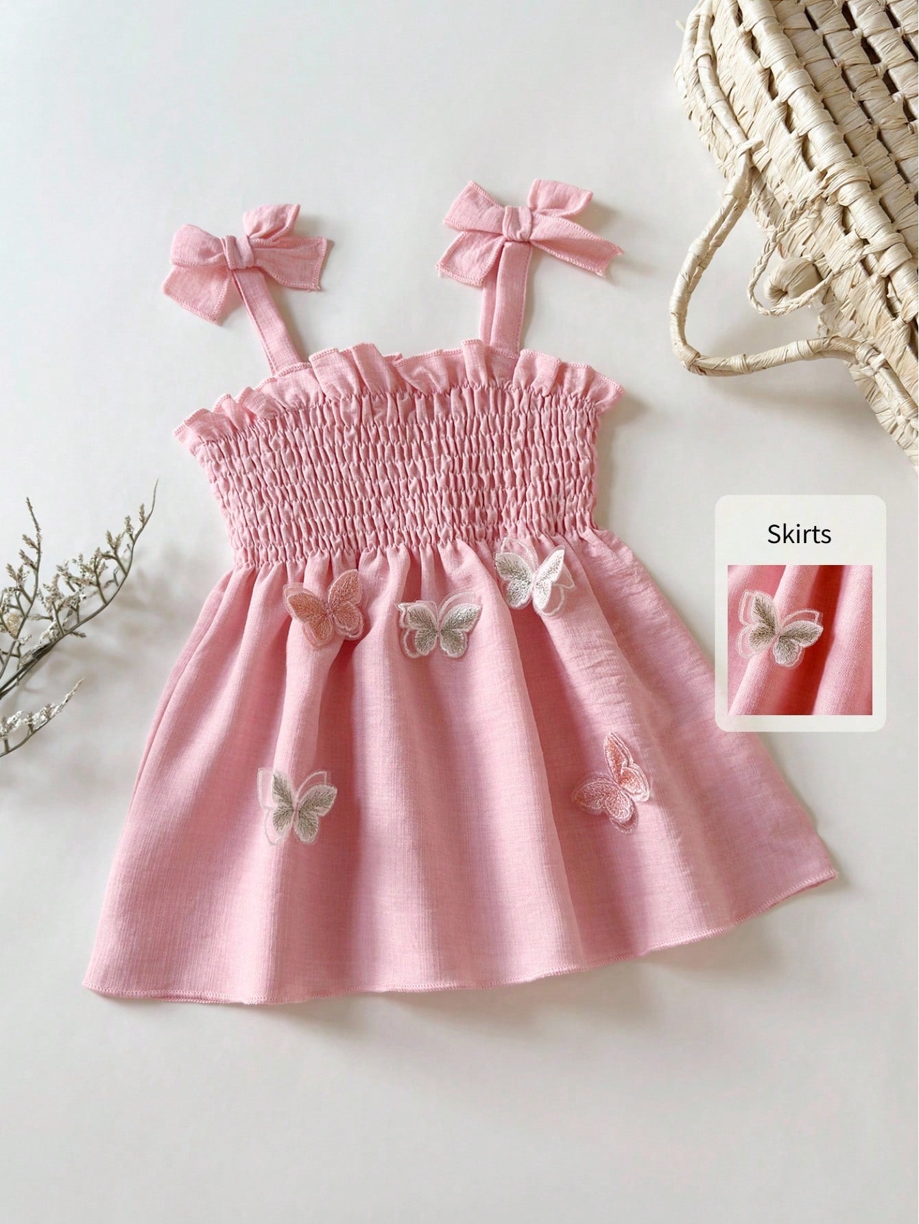 Sleeveless Pleated Colorful Sweet Mid-Length Dress
