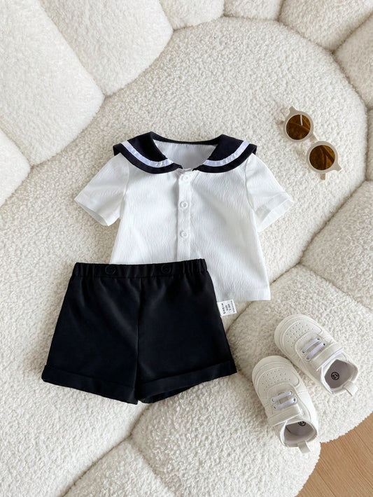Mummy & Mee Newborn Baby Boy Girl Cute Summer Holiday 2-Piece Set