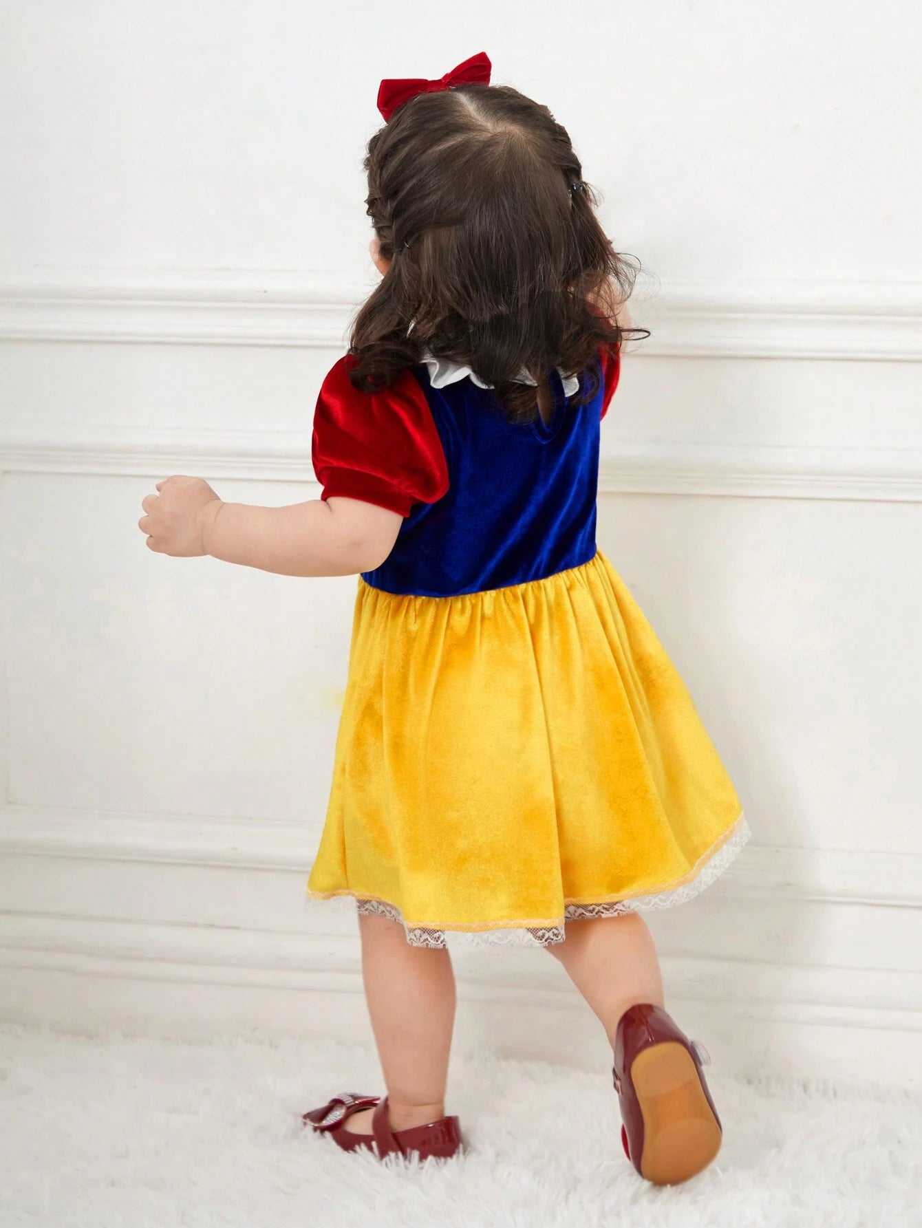 Baby Girl 3pcs Cute Princess Style Casual Playwear Dress Set