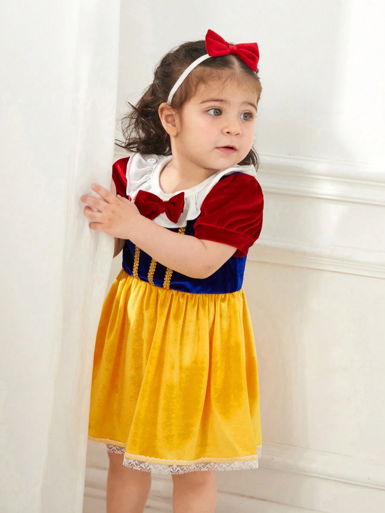 Baby Girl 3pcs Cute Princess Style Casual Playwear Dress Set