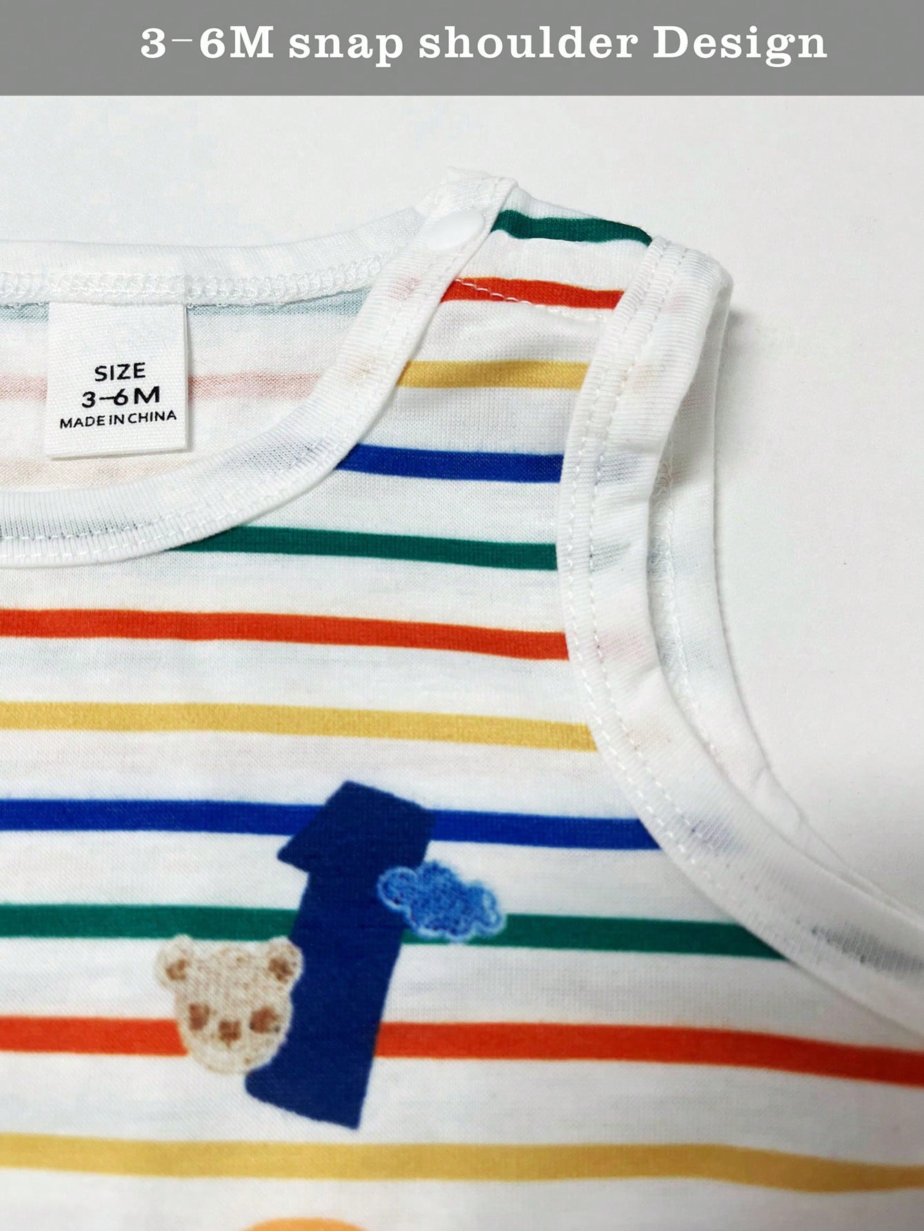 Baby Boy Striped Tank Top&Shorts Set