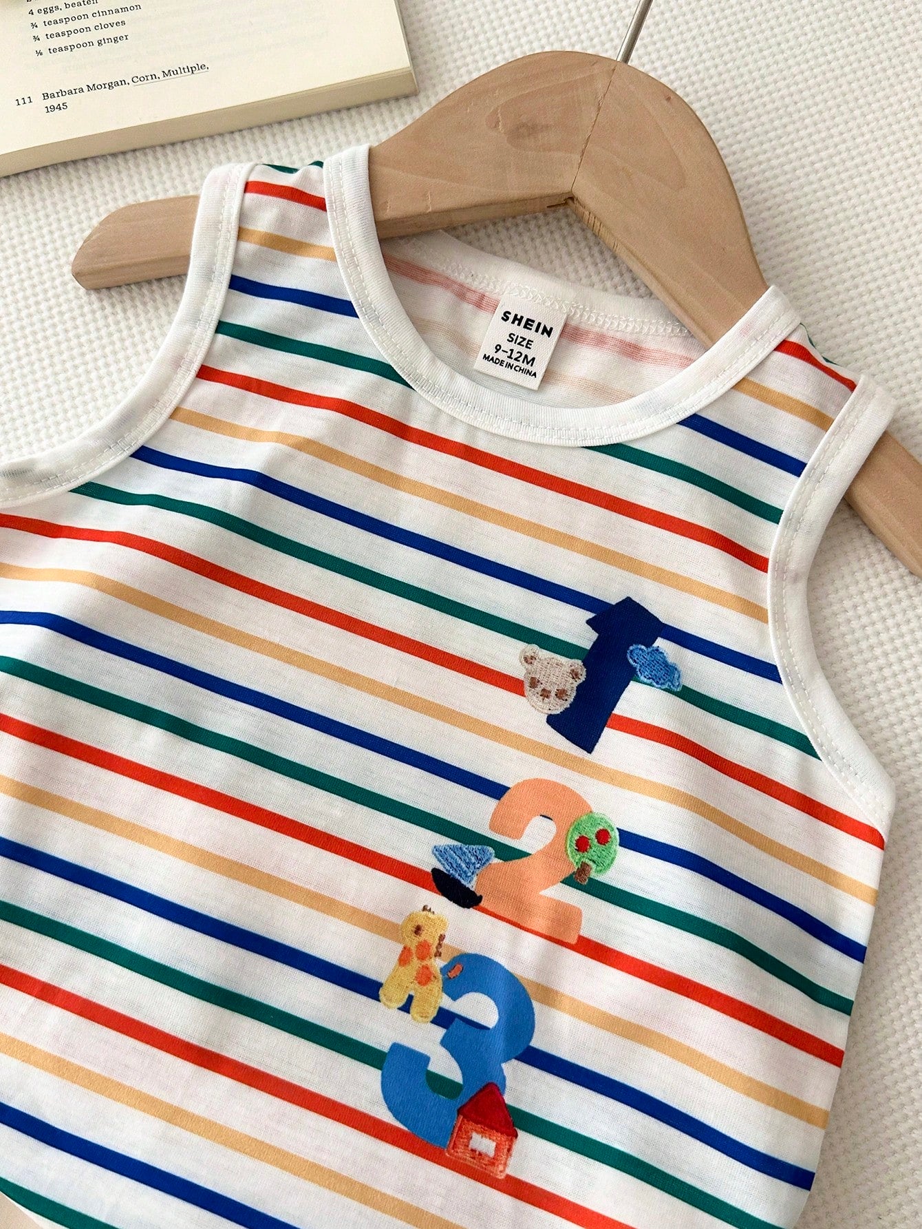 Baby Boy Striped Tank Top&Shorts Set