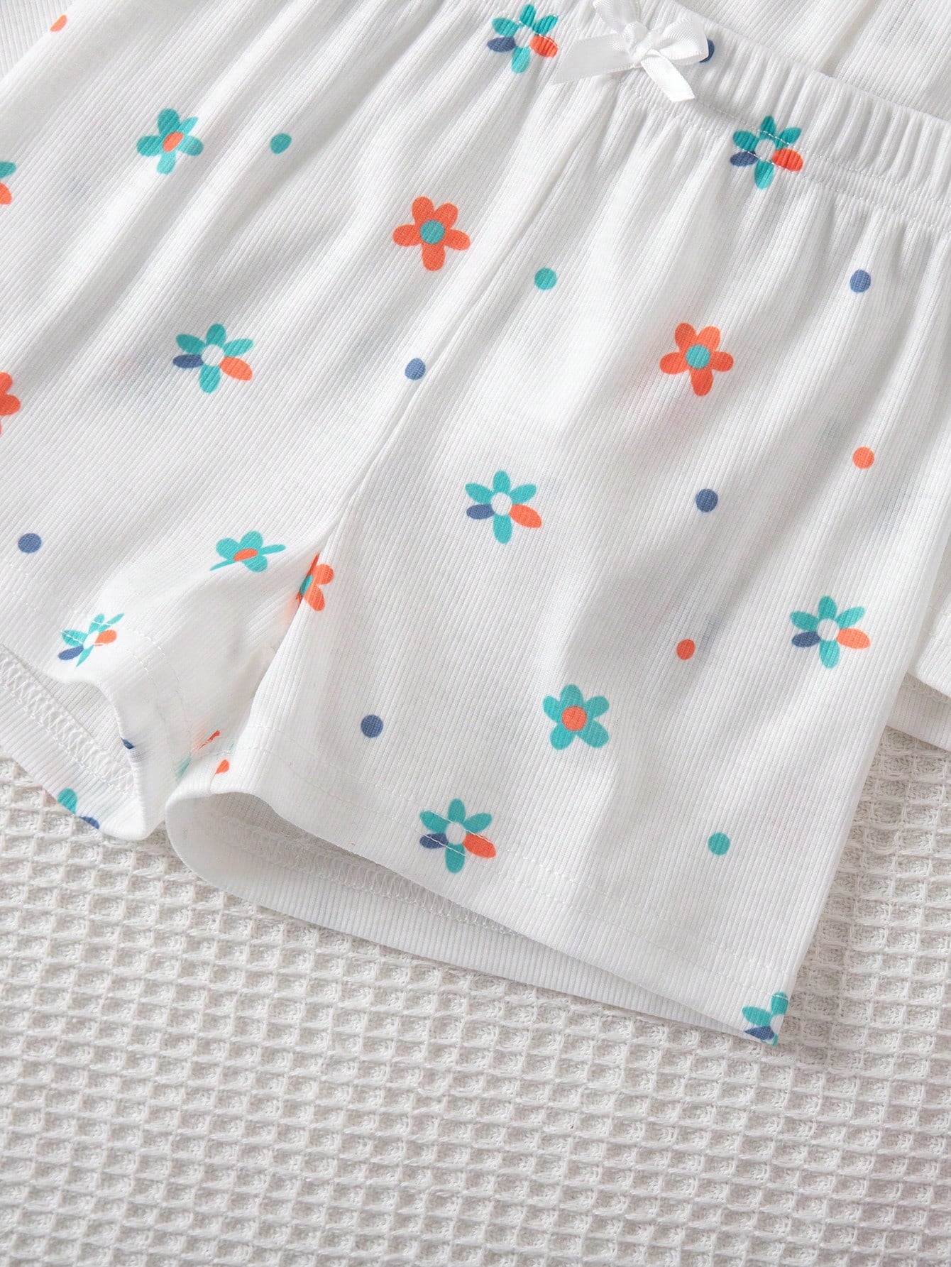 Baby Girl Newborn/Toddler Knit Tank Top And Shorts Set