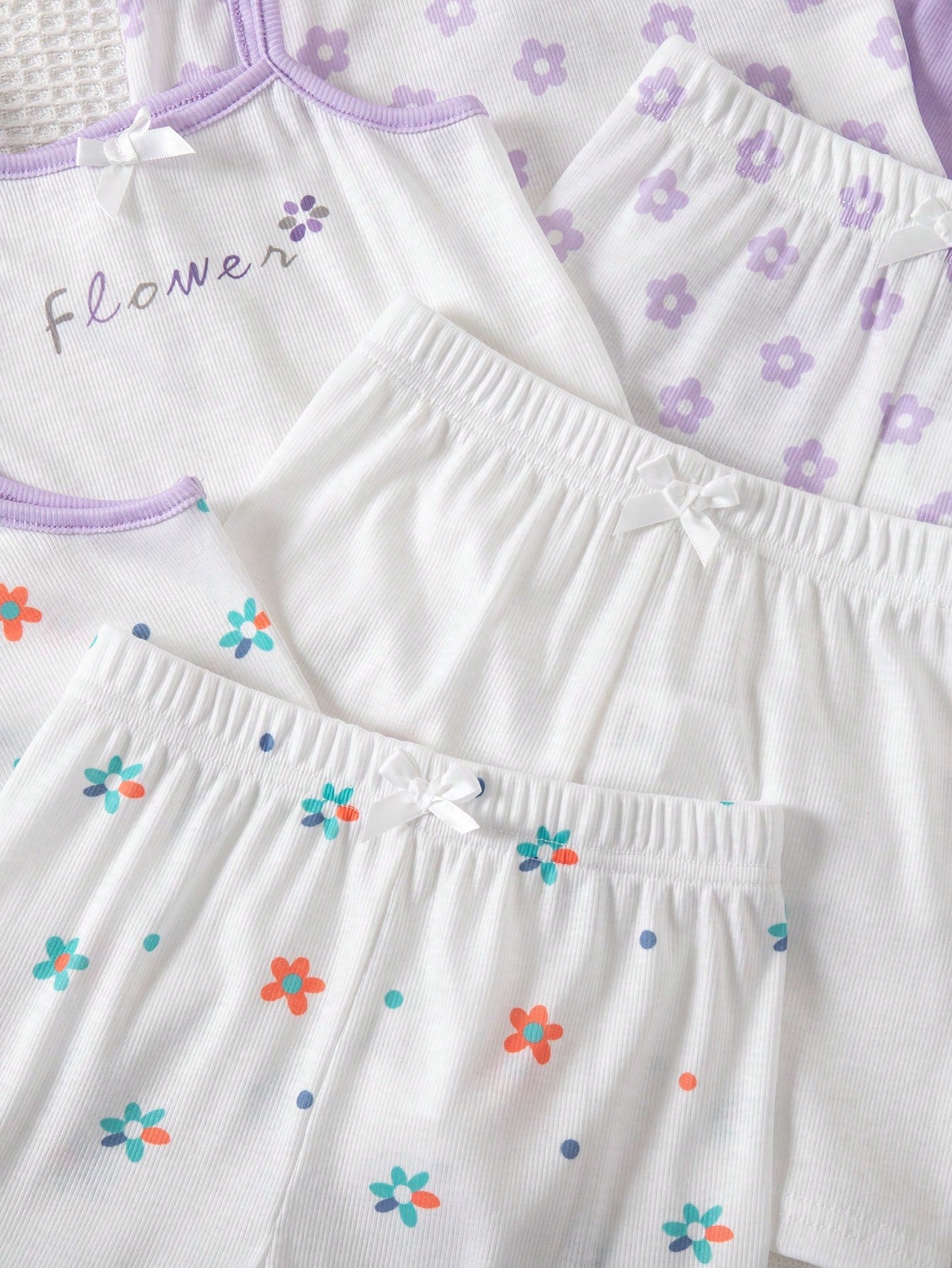 Baby Girl Newborn/Toddler Knit Tank Top And Shorts Set