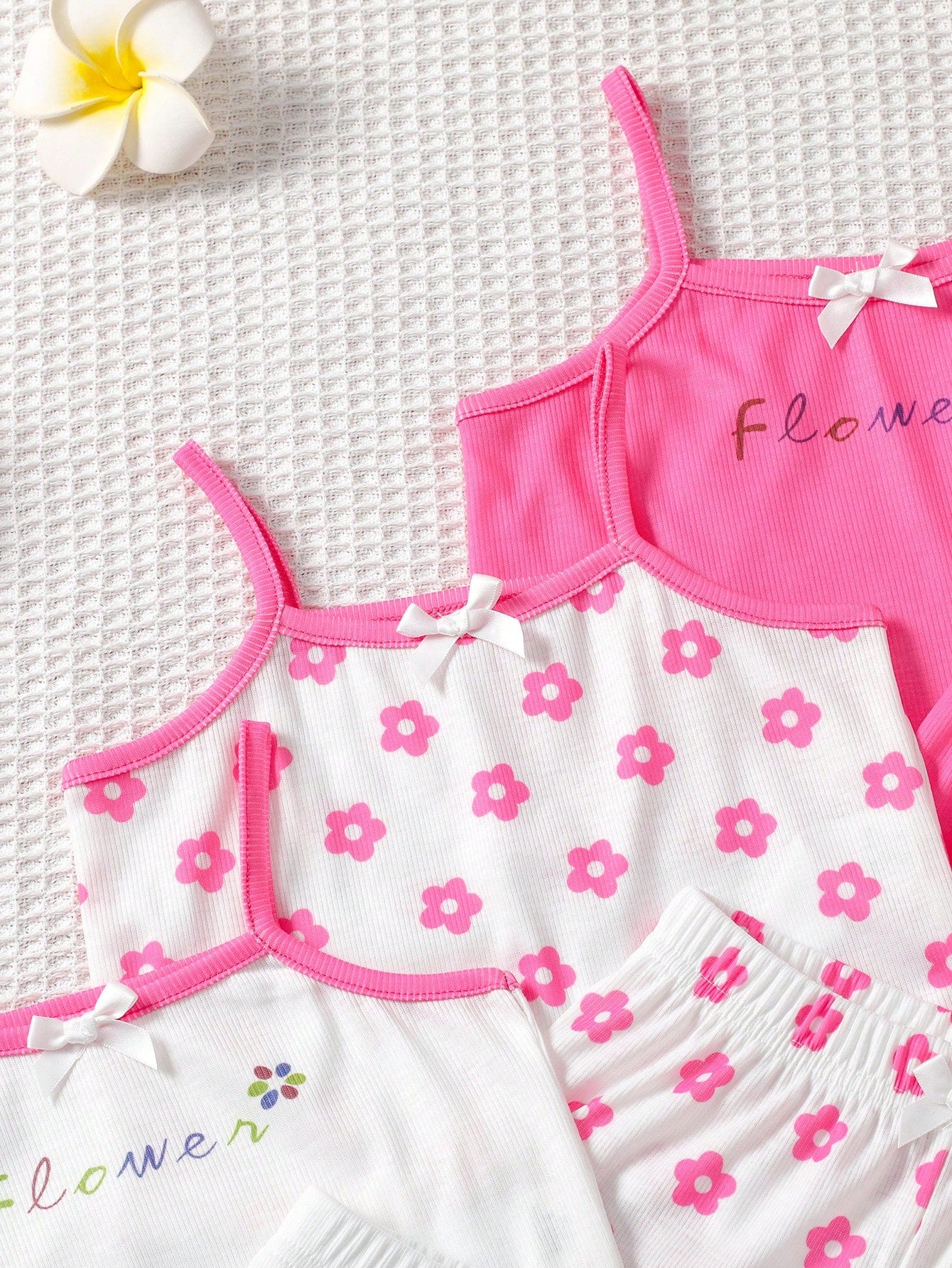 Baby Girl Newborn/Toddler Knit Tank Top And Shorts Set