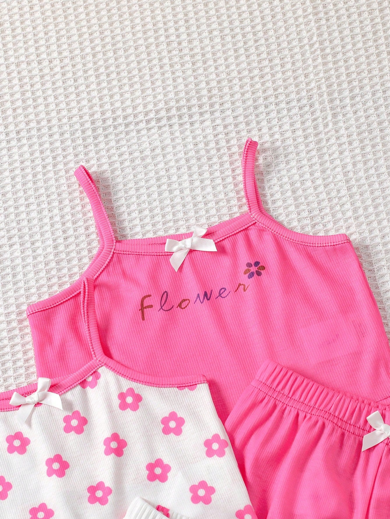 Baby Girl Newborn/Toddler Knit Tank Top And Shorts Set