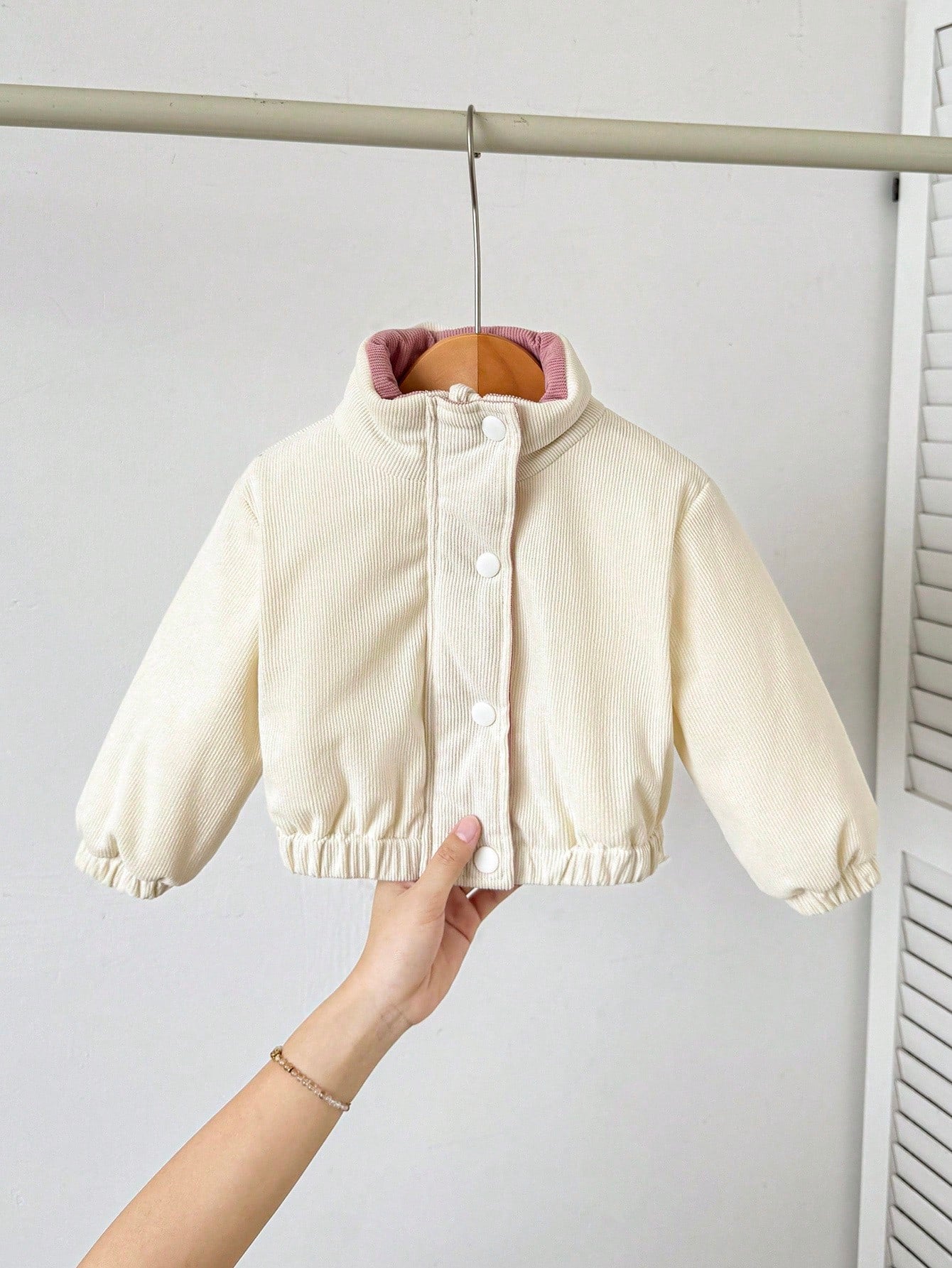 Playful Pals Baby Girl Long Sleeve Zipper Front Casual Winter Jacket