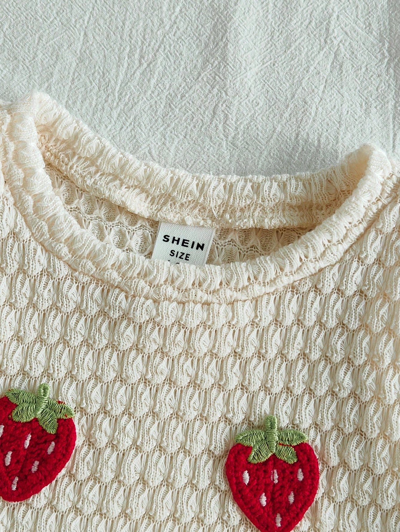 Red And White Strawberry Polka Dot Outfit