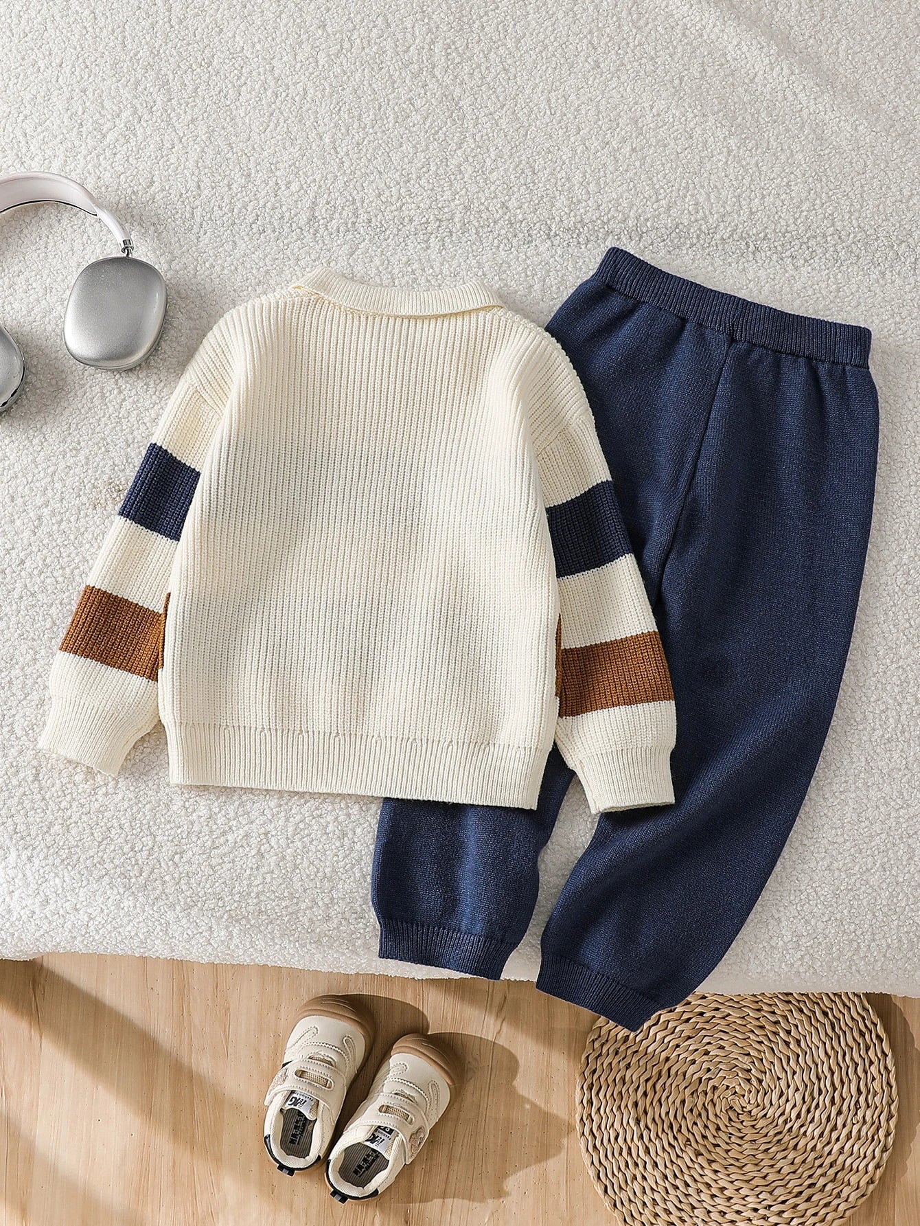 Young Boys Sweater Co-Ords 2pcs Set