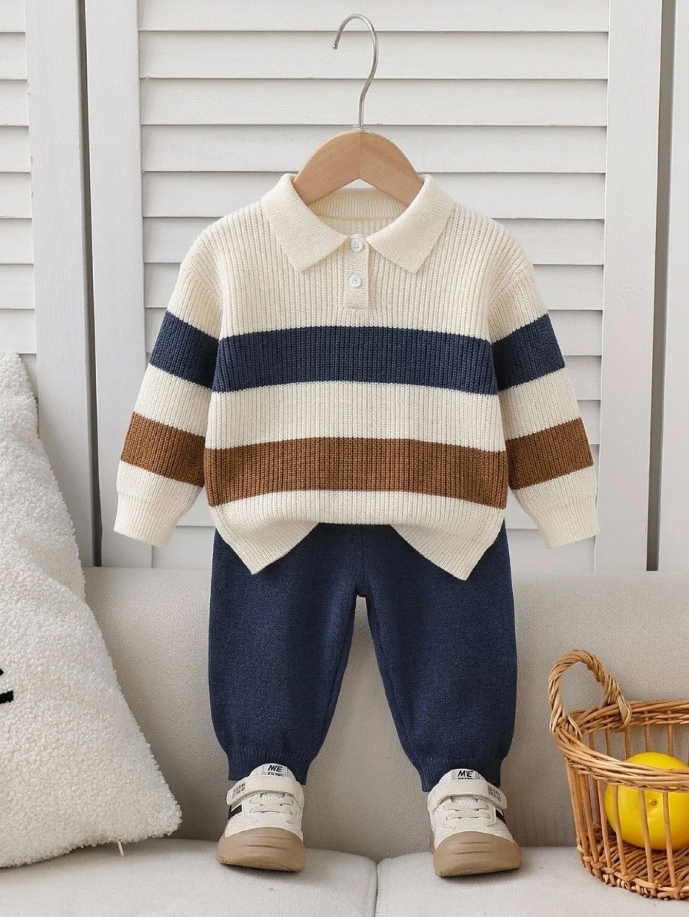 Young Boys Sweater Co-Ords 2pcs Set