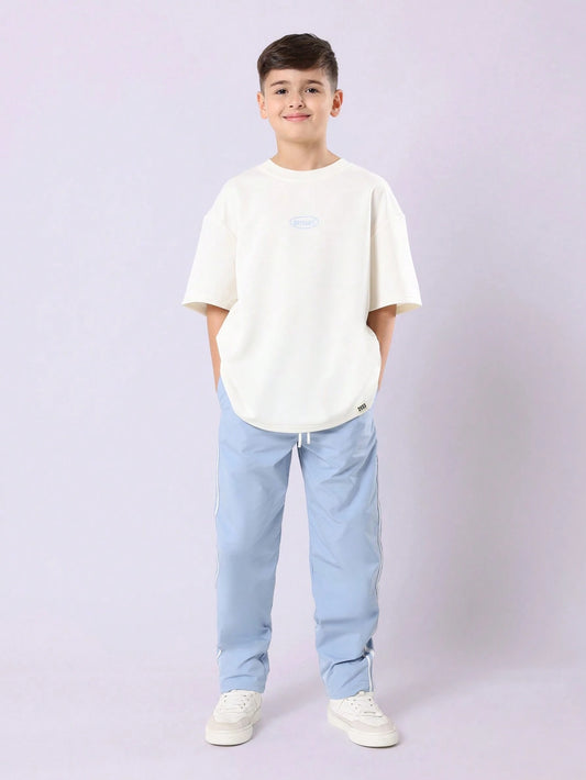 SUMWON Classic Oversized T-Shirt Track Pants Set