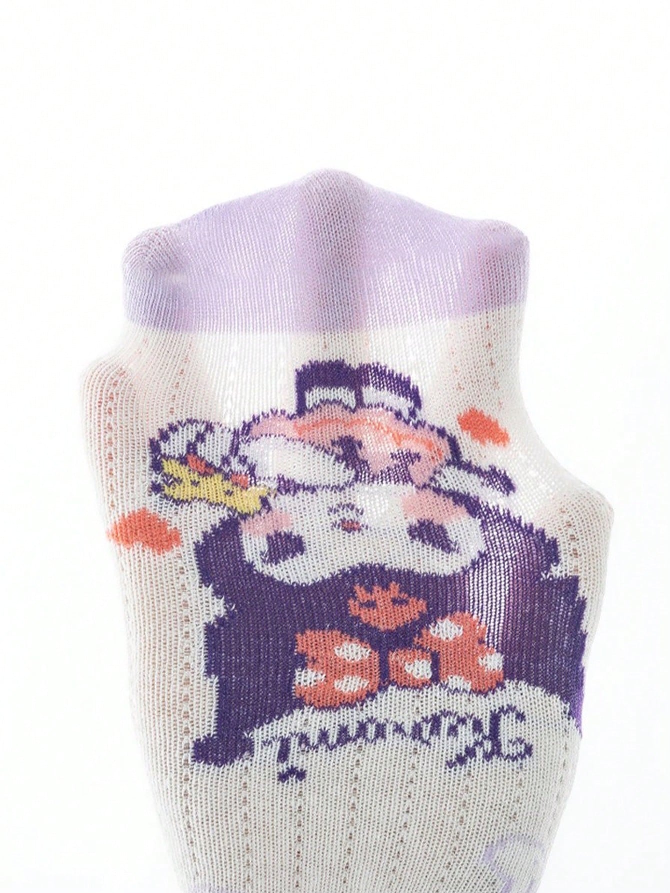 5 Pairs Functional Anti-Slip Soft Polyester Mesh Breathable Socks