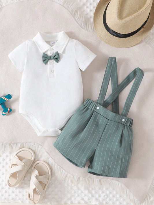Souflis Souflis 2pcs Baby Boy Gentleman Outfit