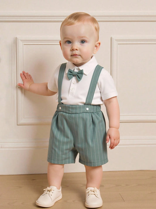 Souflis Souflis 2pcs Baby Boy Gentleman Outfit
