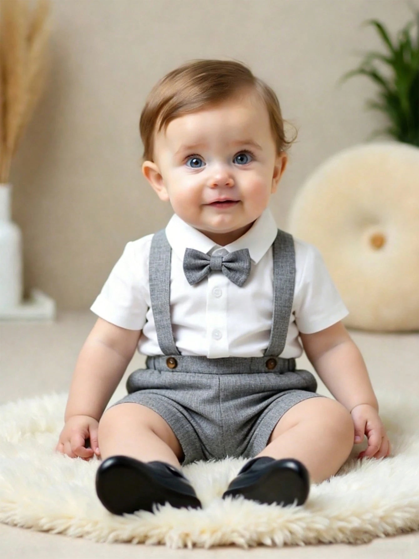 2pcs Cute Baby Boy Formal Gentleman Outfit