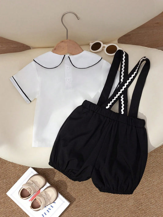 2pcs Toddler Infant Baby Boy Gentleman Outfit