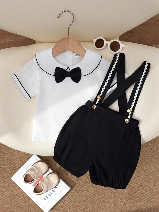 2pcs Toddler Infant Baby Boy Gentleman Outfit