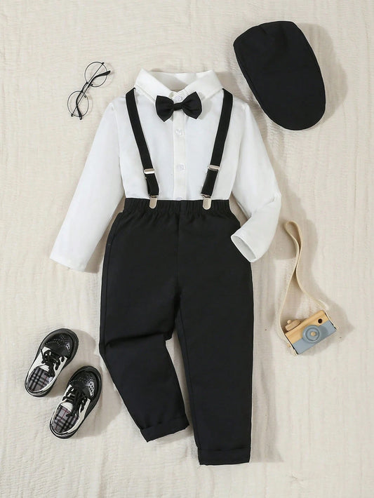 3pcs Young Boy Formal Gentleman Suit