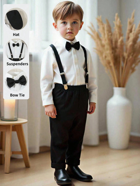 3pcs Young Boy Formal Gentleman Suit