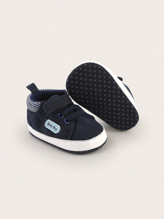 Soft Sole Anti-Slip Walking Shoes Sports Shoes Color Block White Shoes