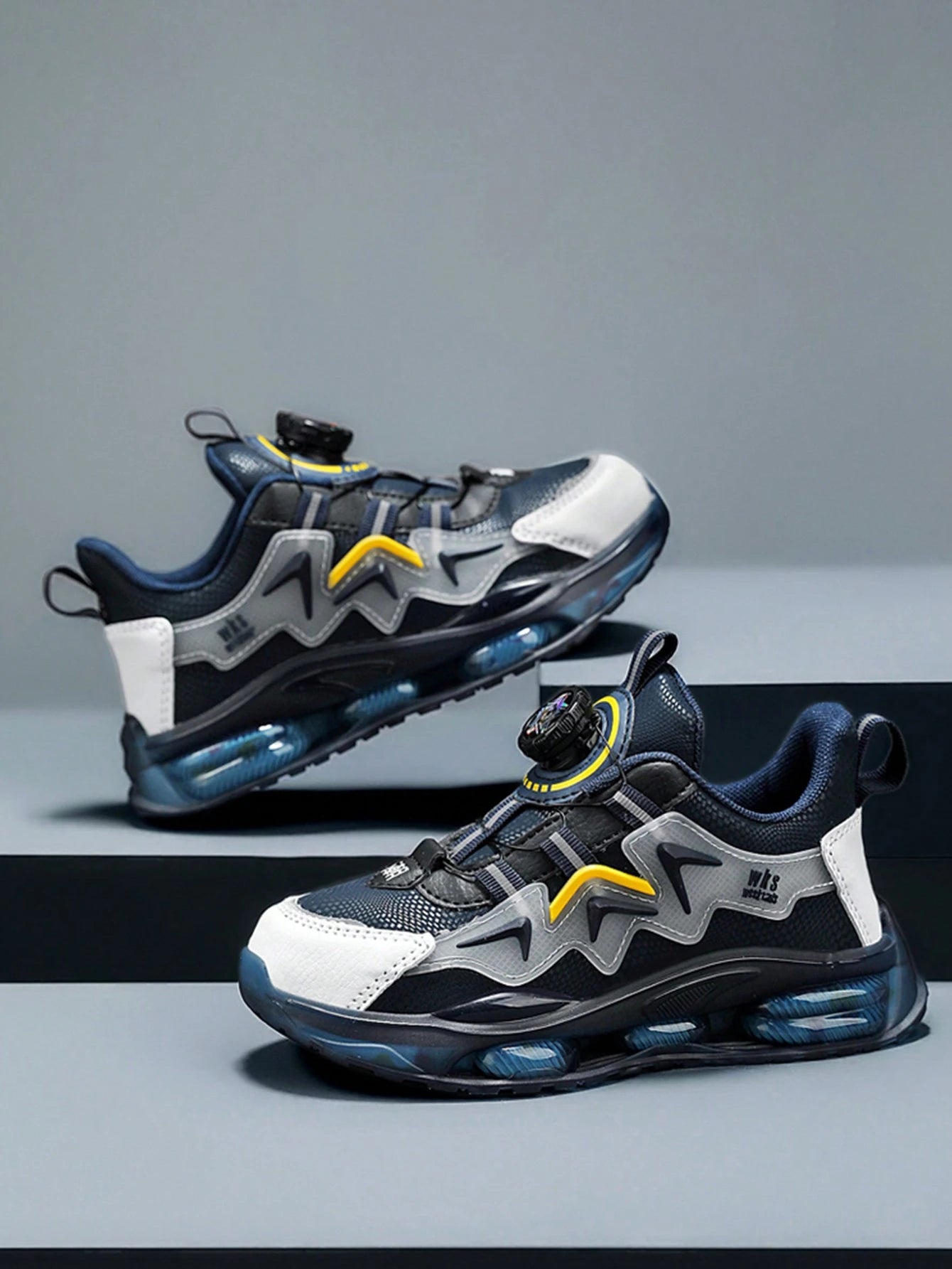 Athletic Shoes With Quick Release Buckle, Double-layer Mesh, Shockproof Sole