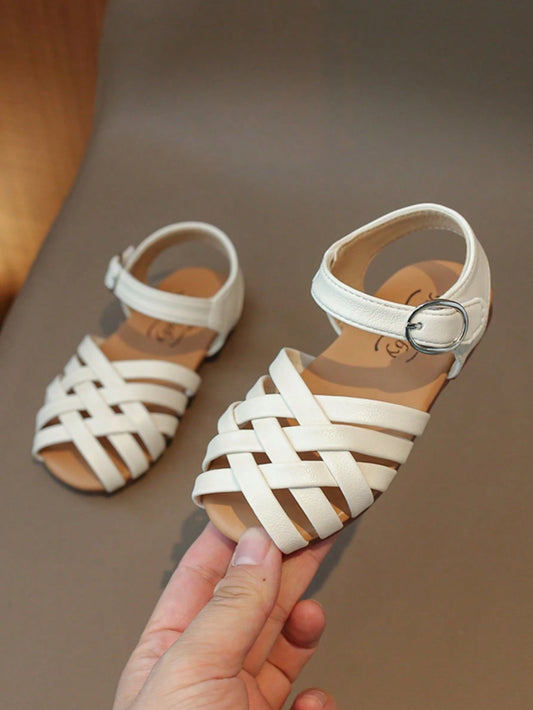 Baby Girls' Sandals, Kids' Flat Casual Princess ShoesS 25