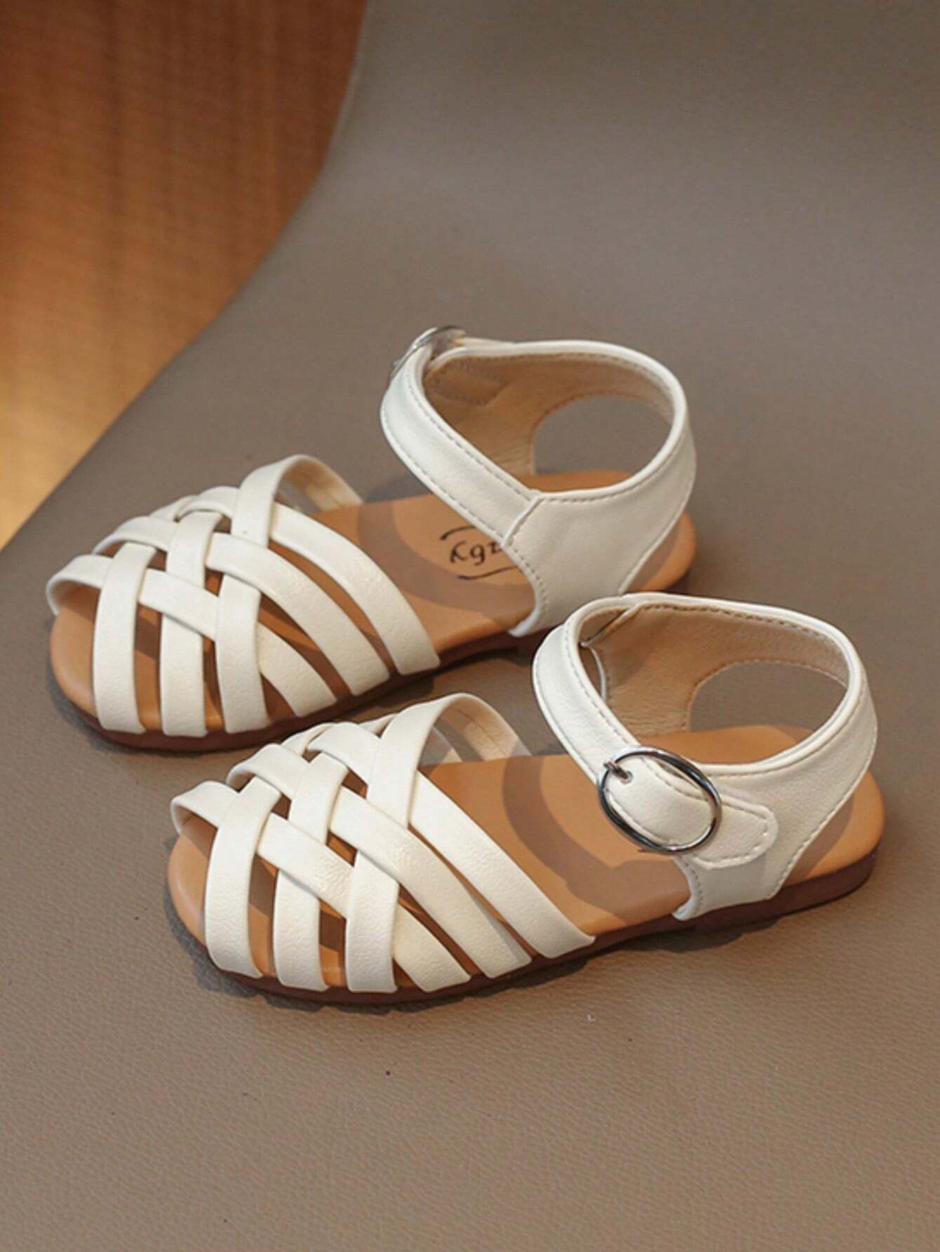 Baby Girls' Sandals, Kids' Flat Casual Princess ShoesS