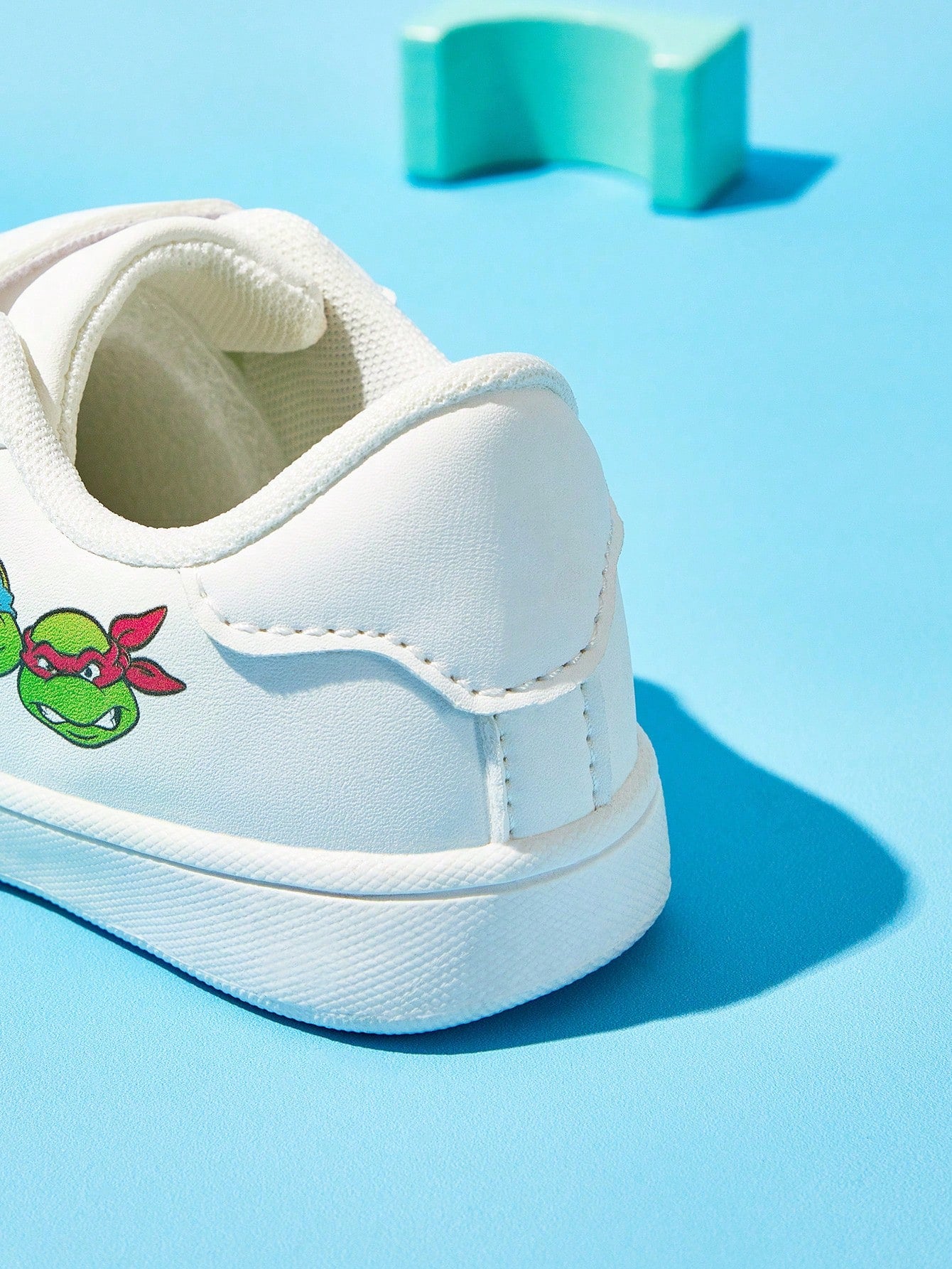 Children's Fashion Printed Casual White Shoes