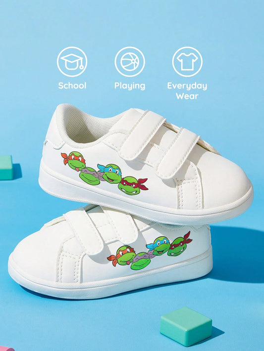 Mummy & Mee Children's Fashion Printed Casual White Shoes, Sports Shoes