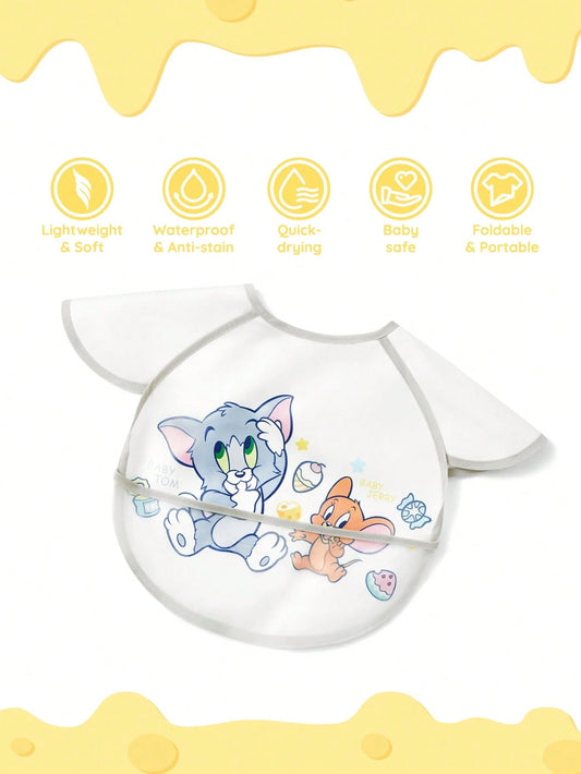 Baby/Toddlers Waterproof Oil-Proof Bib White