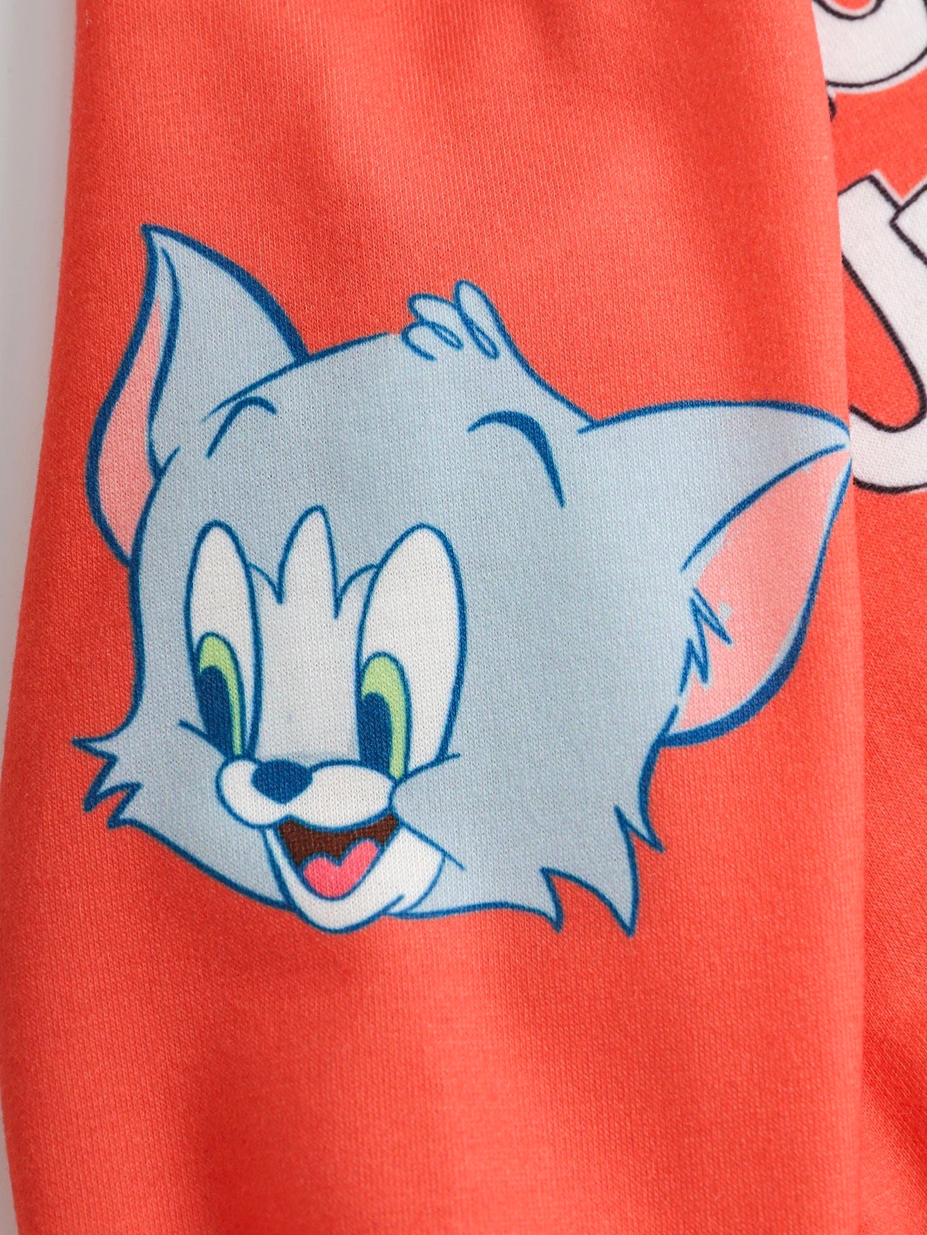 TOM & JERRY Baby Boy Cartoon Print Sweatshirt & Sweatpants Set