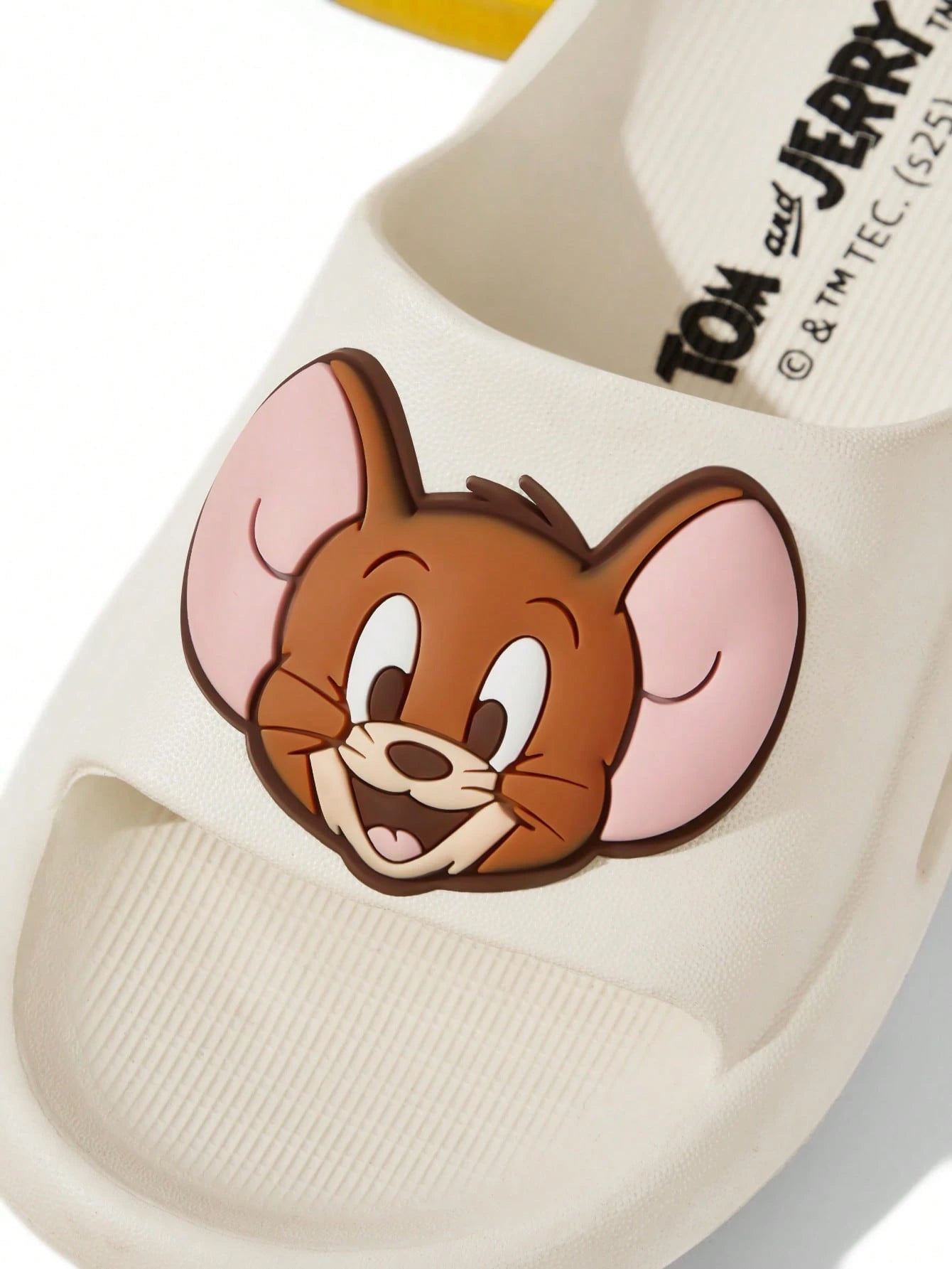TOM & JERRY Cartoon Patterned White Children's EVA Slippers
