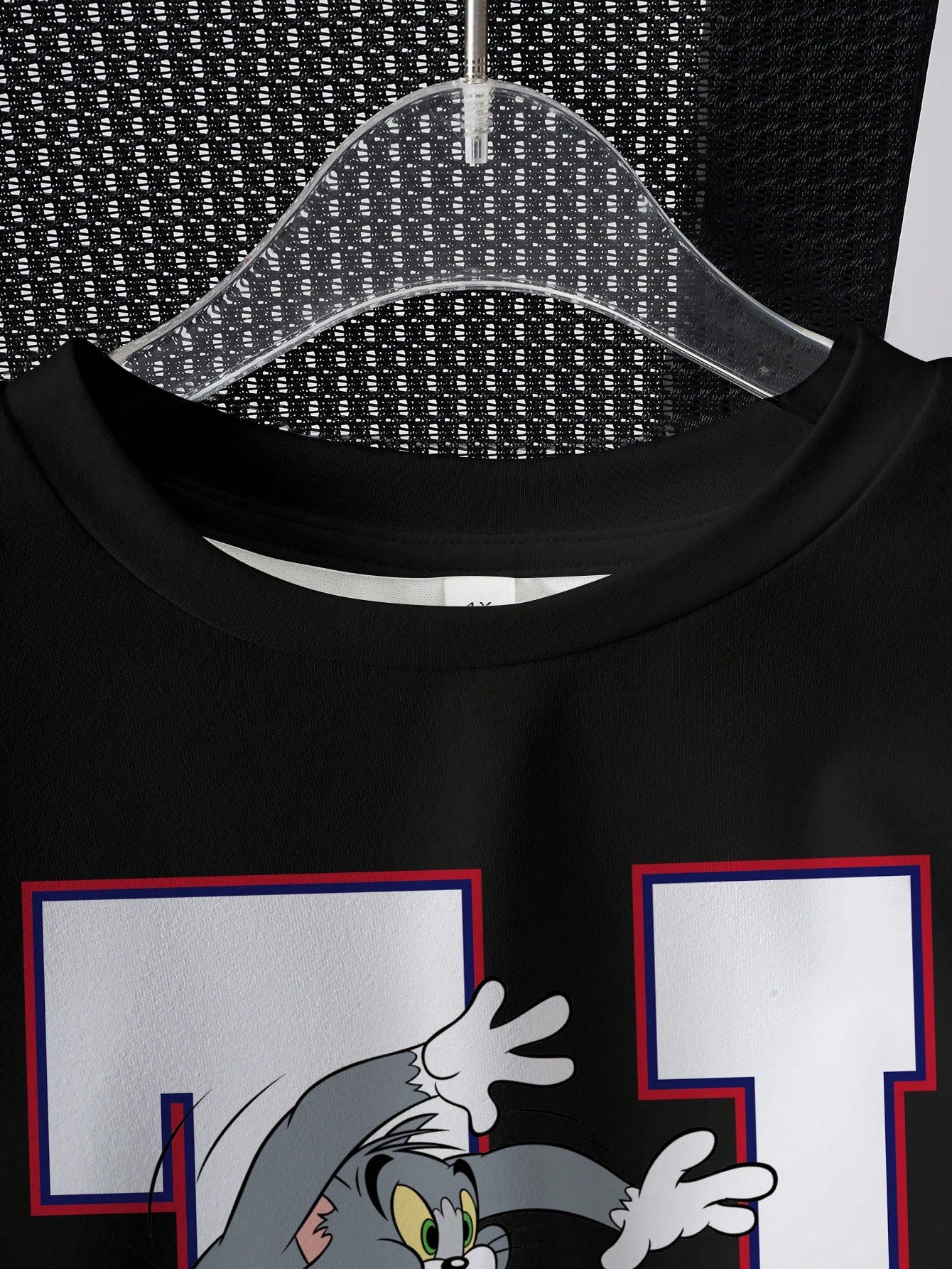 Cartoon Print Short Sleeve T-Shirt And Shorts For Young Boy