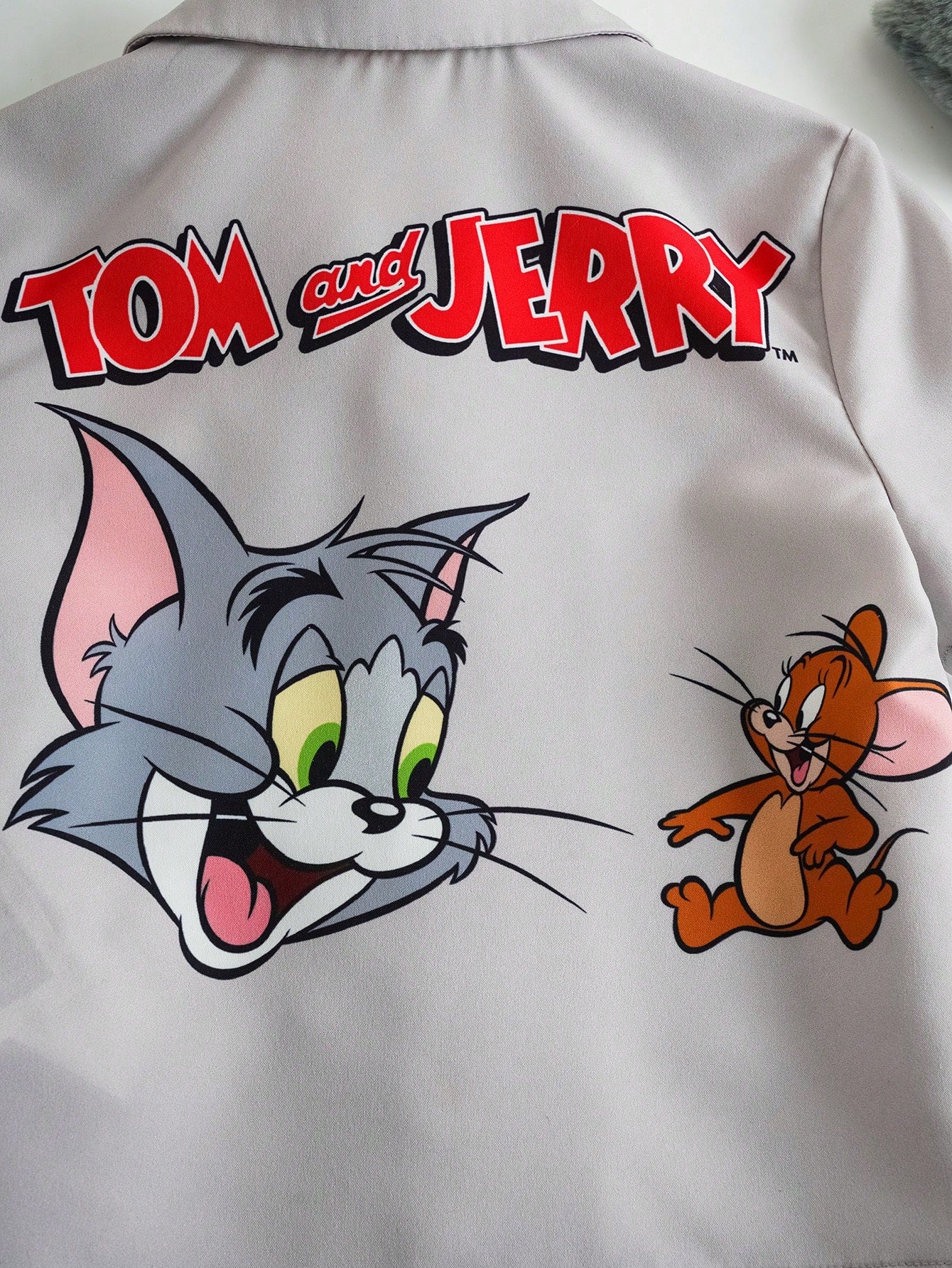 TOM & JERRY Letter Print T-Shirt And Shorts Set