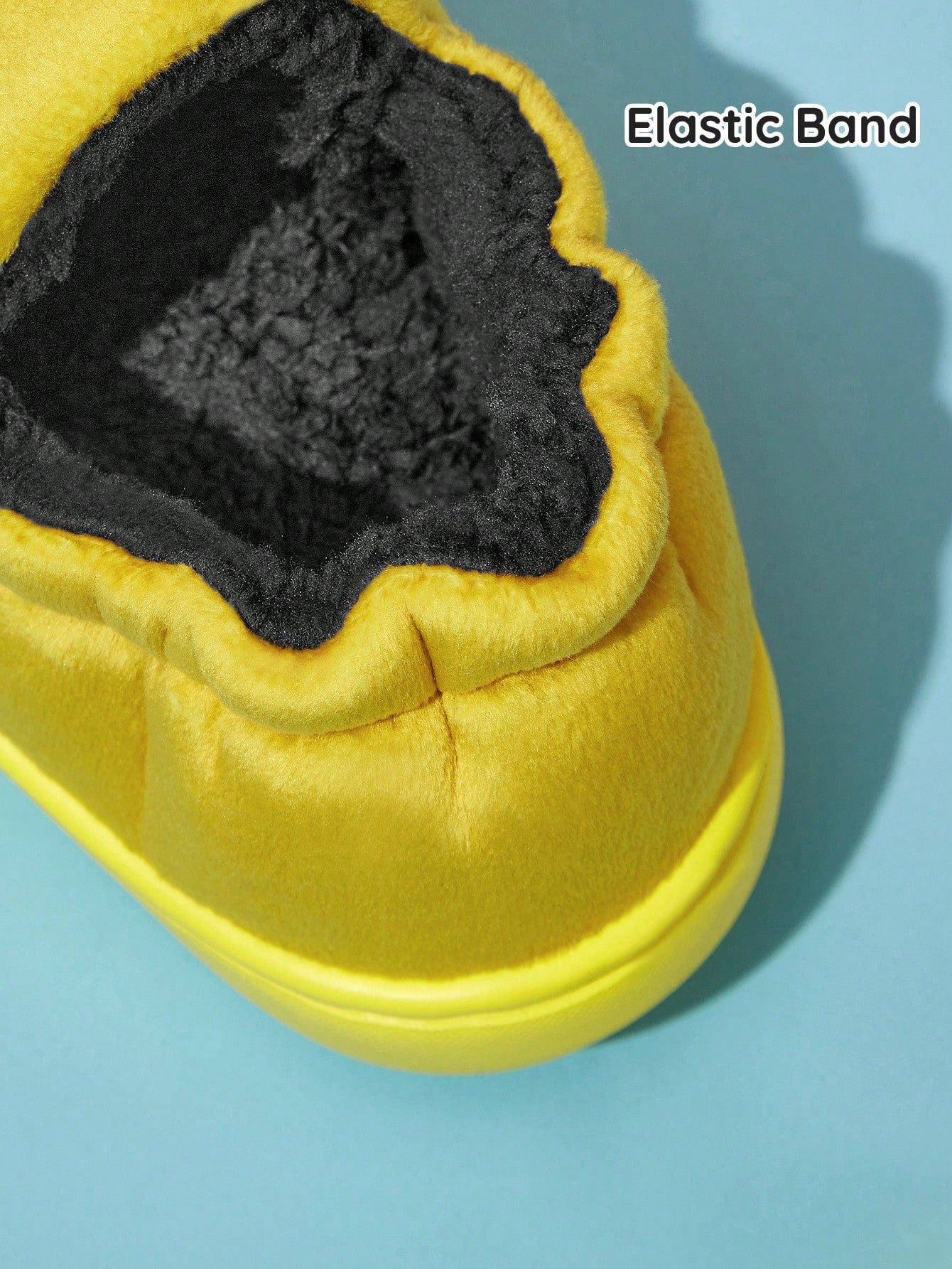 Yellow Boys Children's Non-Slip Indoor Slippers