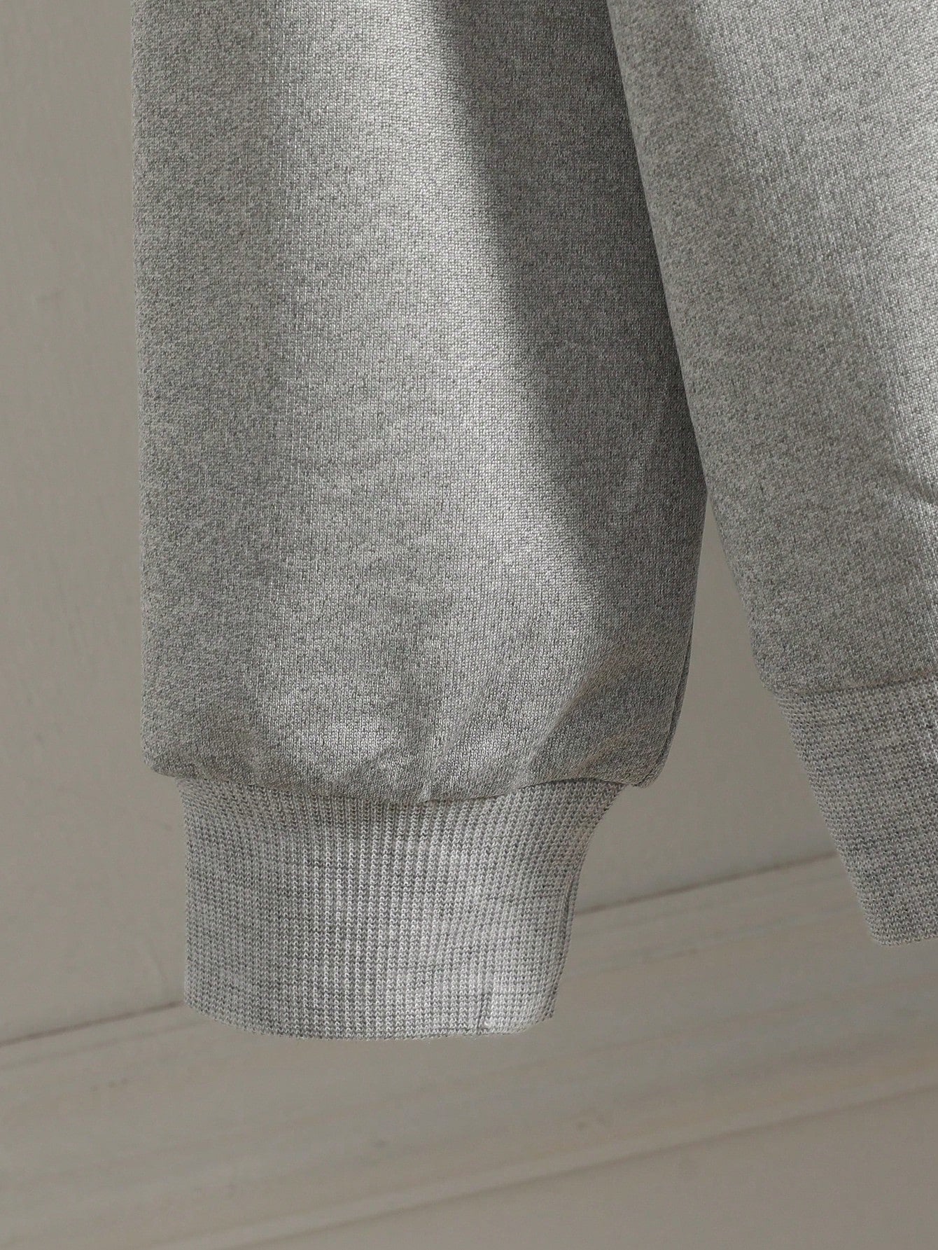 Shell Lace Hooded Sweatshirt And Bow Decor Blue Denim Pants Outfit