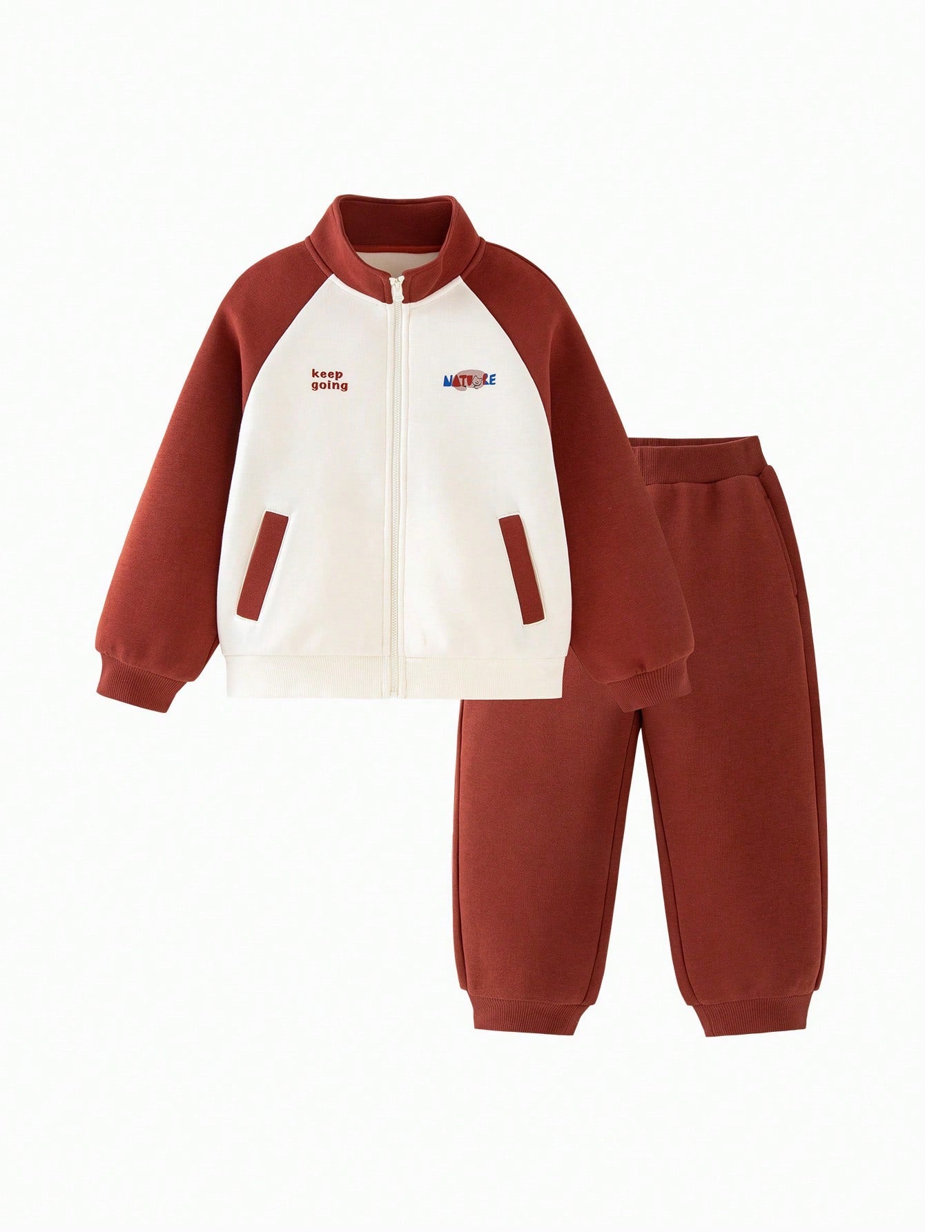 mini bala Artist Collab Girls Jacket + Pants Set