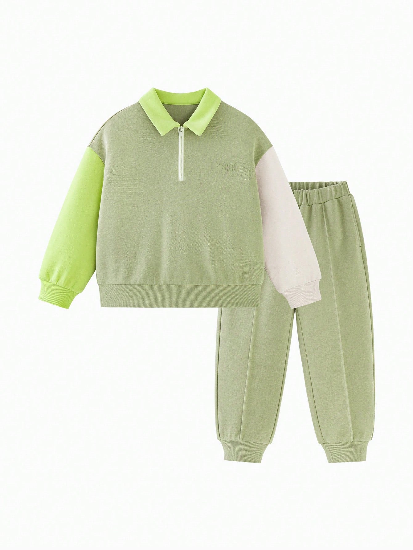 mini bala Boys' Stylish Long-Sleeve Tracksuit