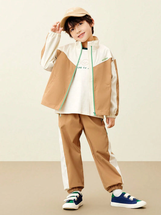 mini bala Kids Outdoor Tracksuit Colorblock Active Set-S 13Y