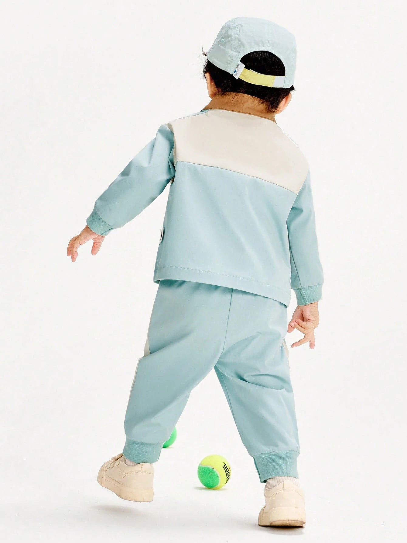Colorblock Long-Sleeve Sports Set