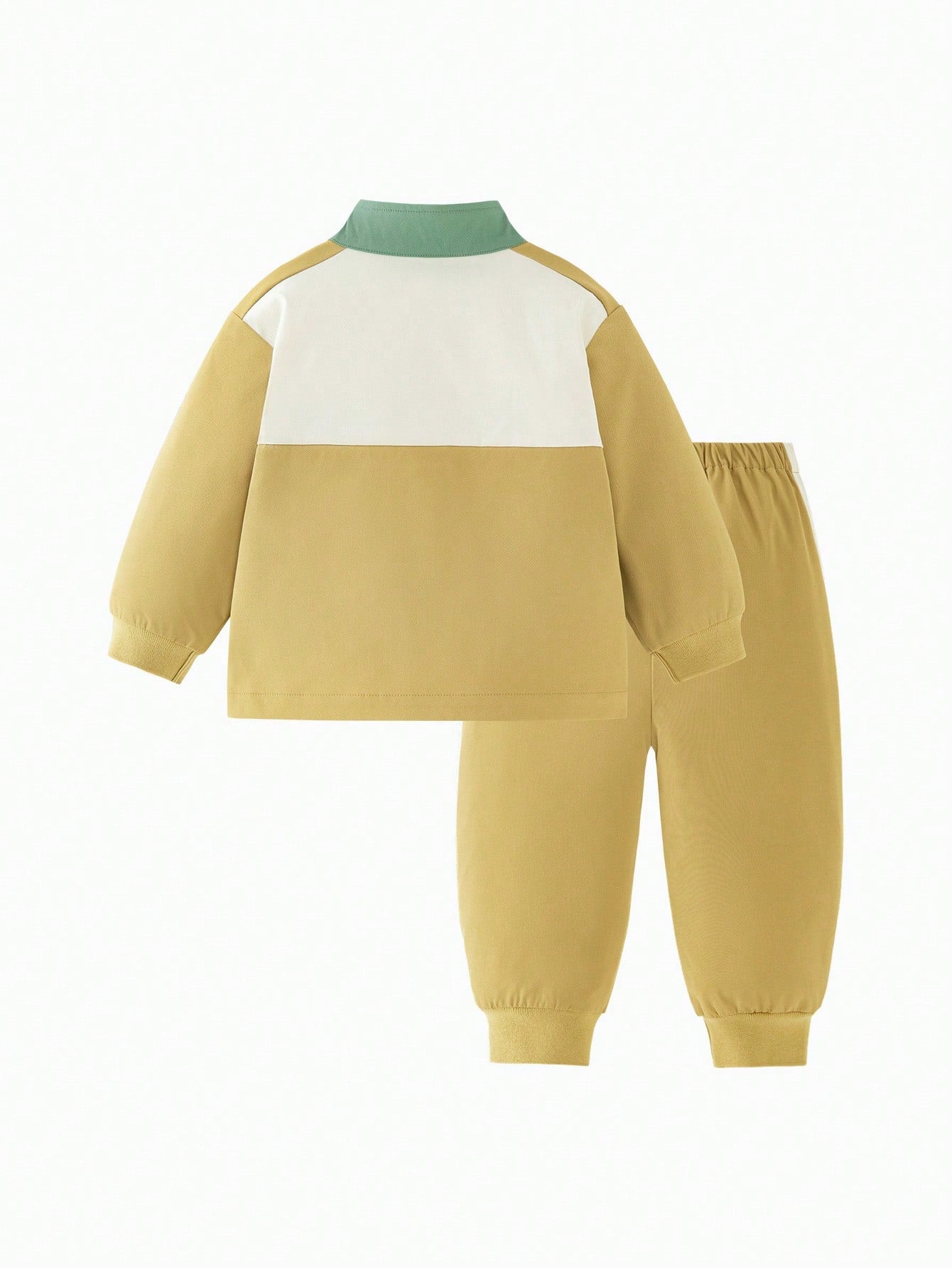 Colorblock Long-Sleeve Sports Set