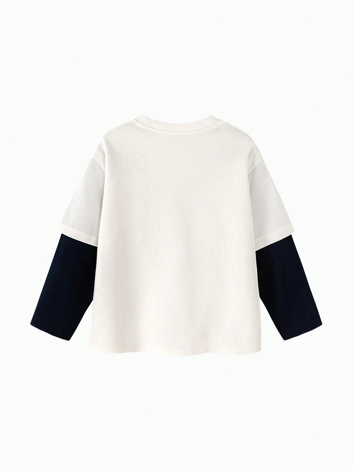 Teddy Bear Two-Layer Long Sleeve Tee